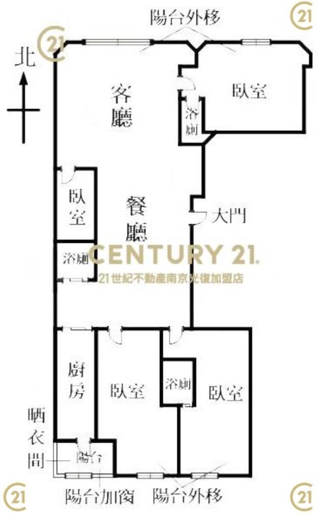 名人15樓山景4房~車位另買