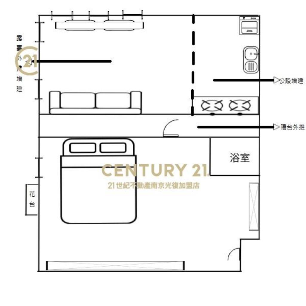 稀有南京尊爵次高樓一房一廳