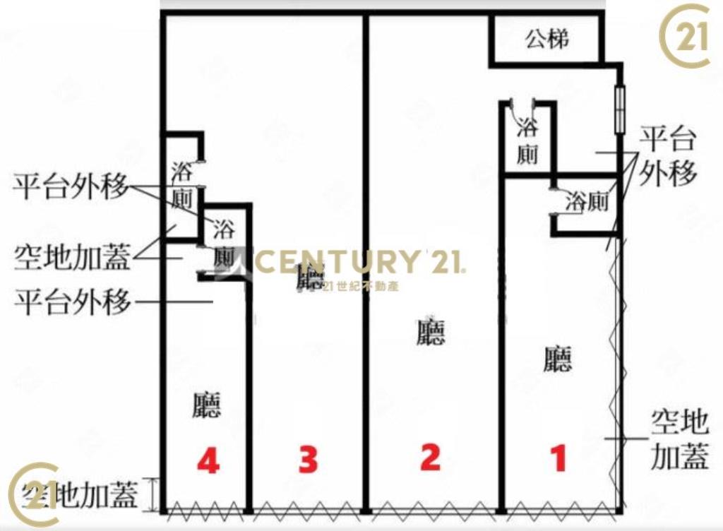 育達商職三角窗金店面