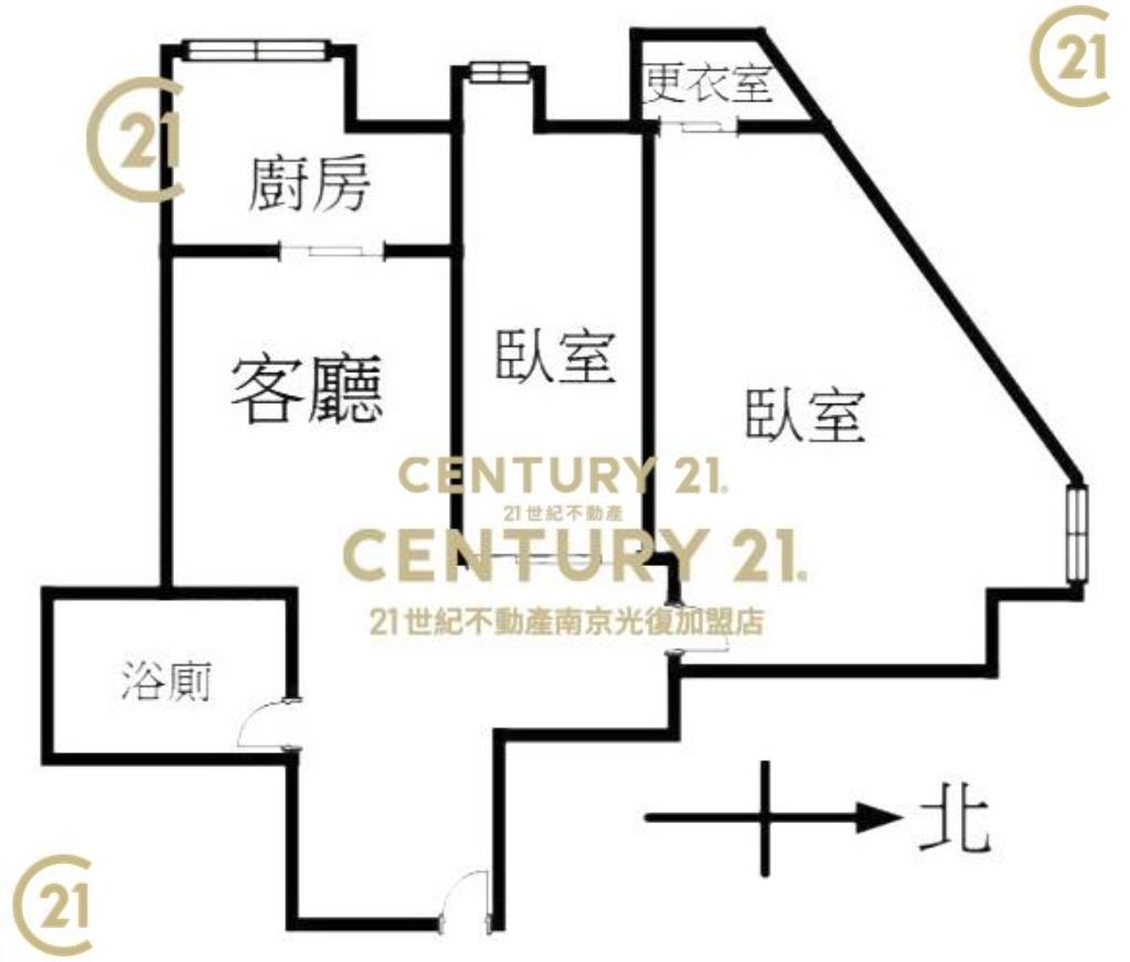 雙敦漢城景觀2房