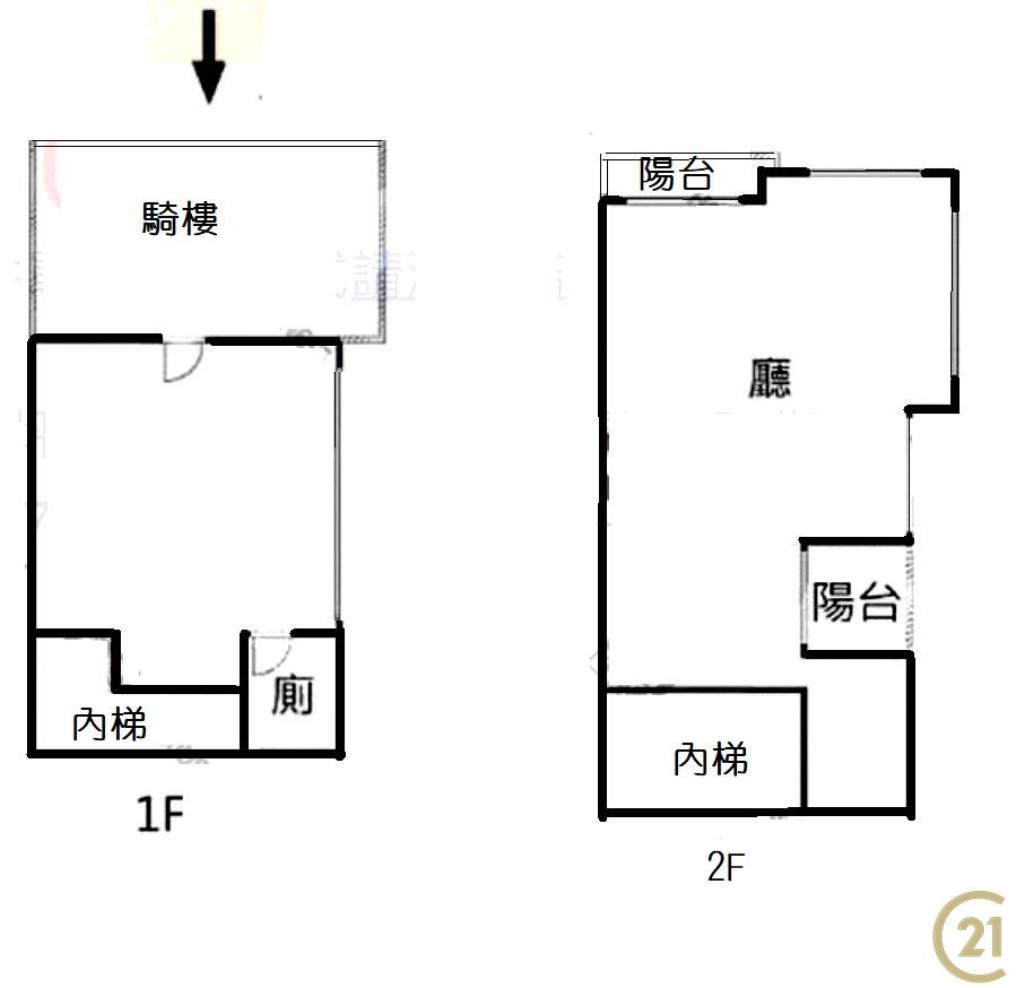(17)民族三角窗挑高金店面