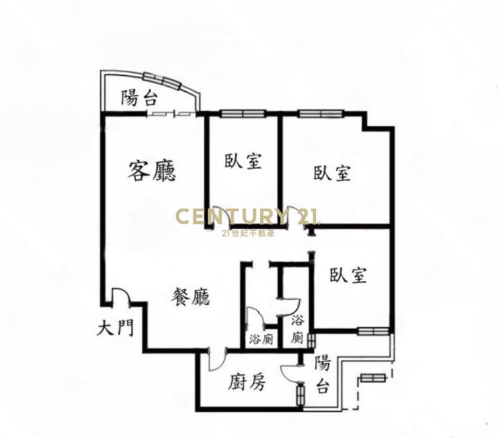大湖公園低公設電梯大三房