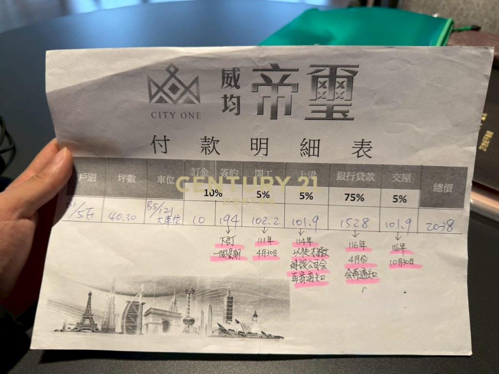 青埔高鐵站前威均帝璽4房車(預售)