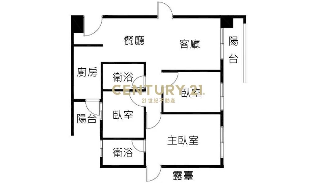 草漯重劃區超大露臺三房車