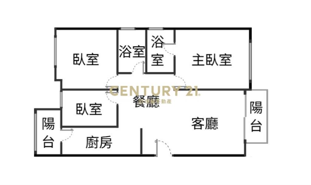 平鎮新文華高樓景觀3房車