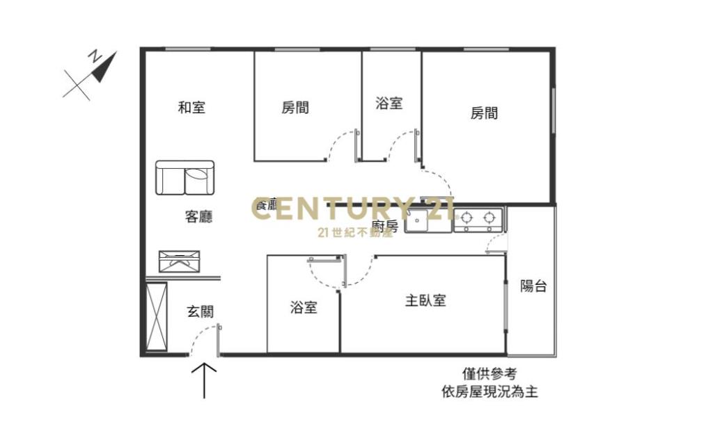 體區高樓景觀3+1房