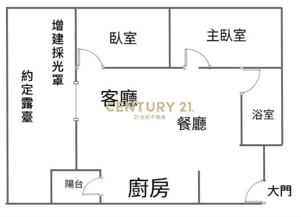 青埔A19國都苑百萬裝潢露台戶2房車
