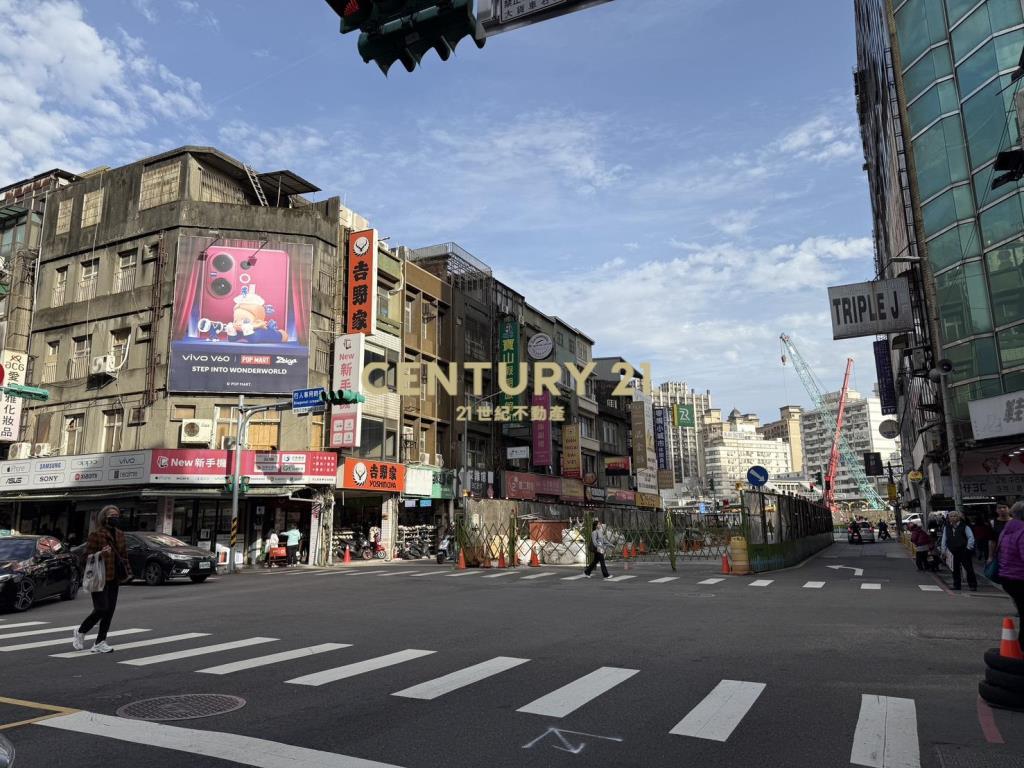 火車站旁【商業區建地】現況透店