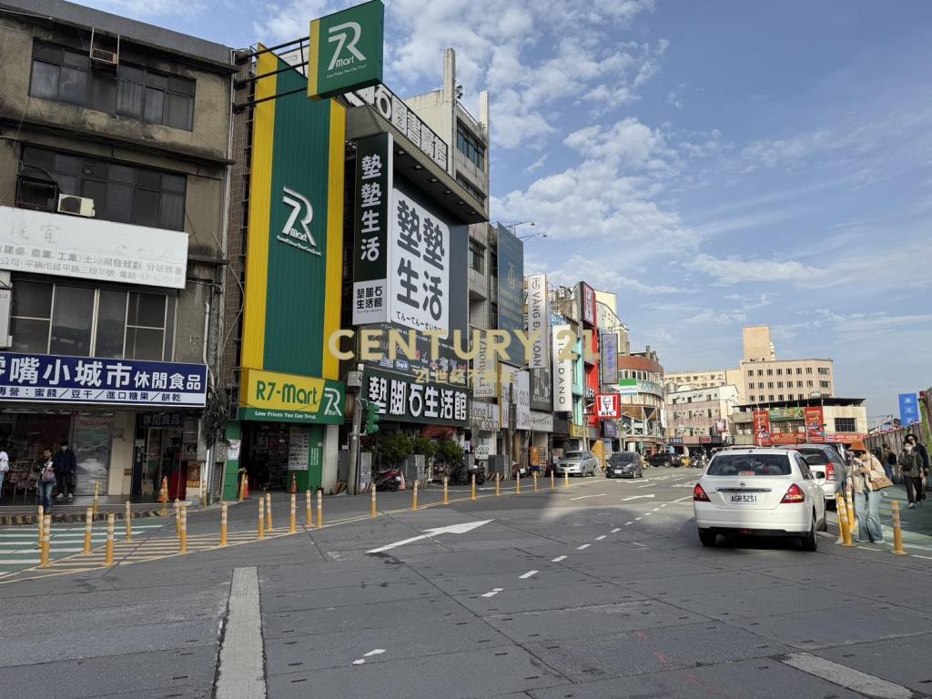火車站旁【商業區建地】現況透店