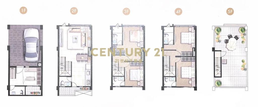 楊梅四季逸墅全新車庫別墅
