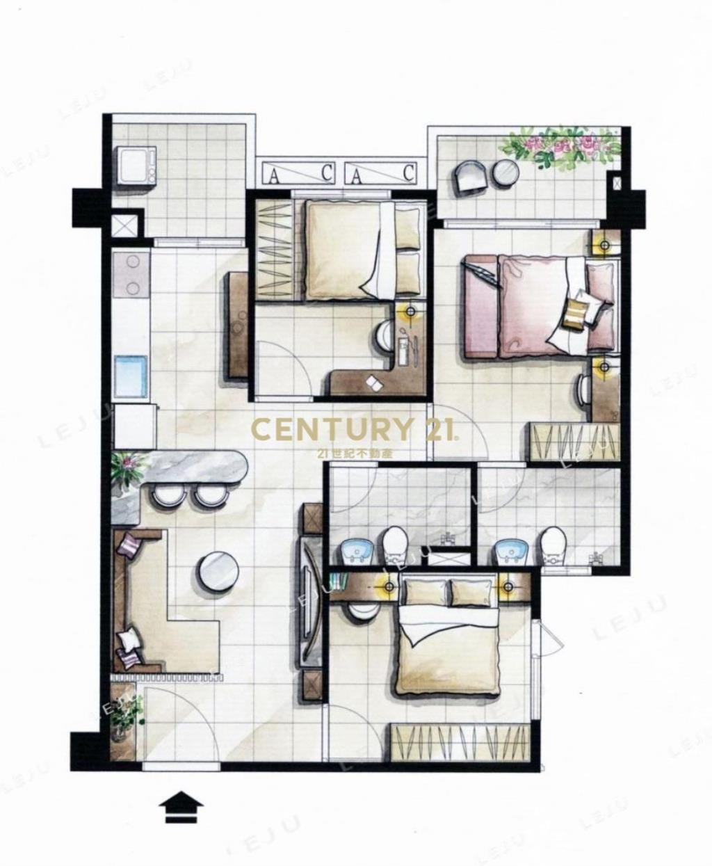 觀音日光寓3房車