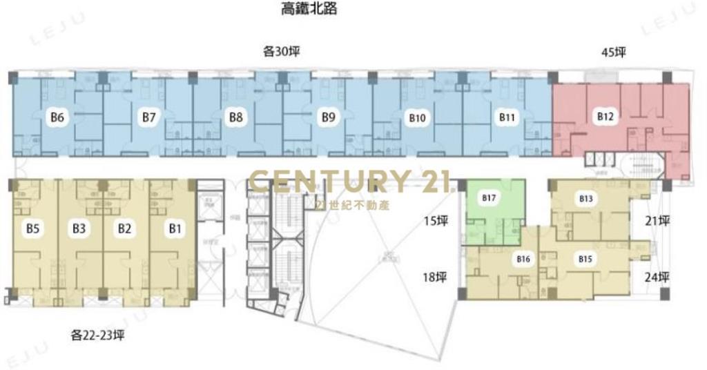 高鐵站前250米-景觀3房車