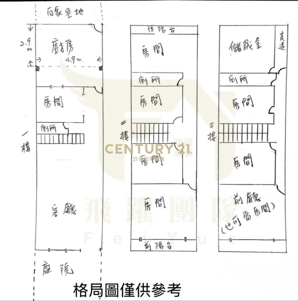 專任【大雅商圈】近嘉義市區大地坪美透天