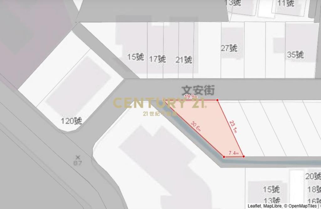 A19超大面寬三面臨路優美角建地