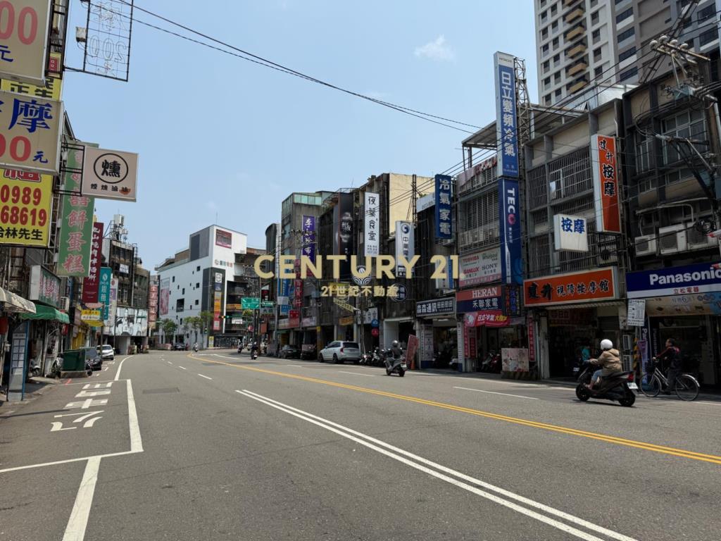 近火車站-商業區-前後臨路【雙店面透店】