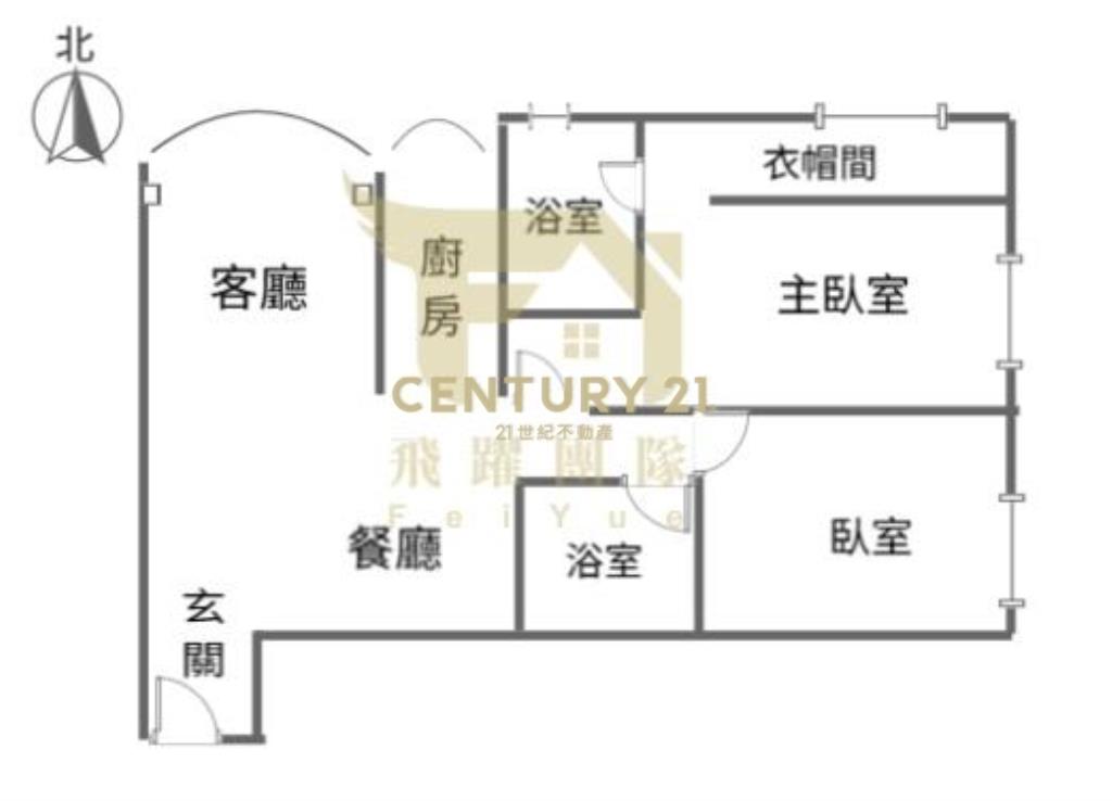 高雄愛河畔京城天下氣派寬敞大兩房可改3房