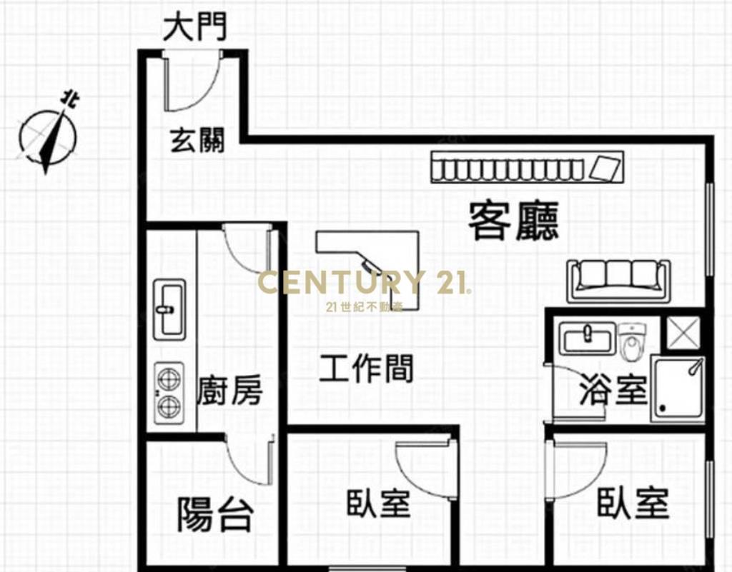楊梅四維商圈2+1房車
