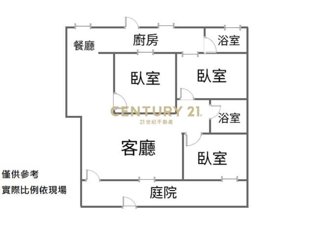 近龍潭市區公寓一樓三房