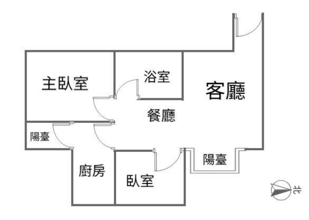 【向陽】專任南崁近台茂漂亮景觀2房+車位