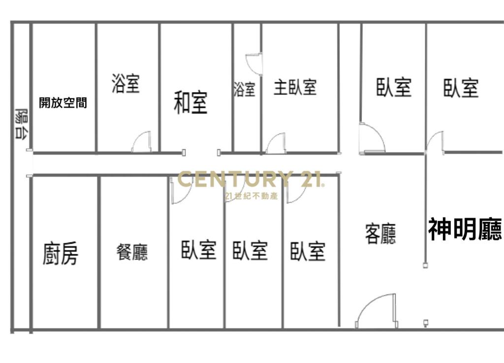桃園南門市場稀有大坪數7房