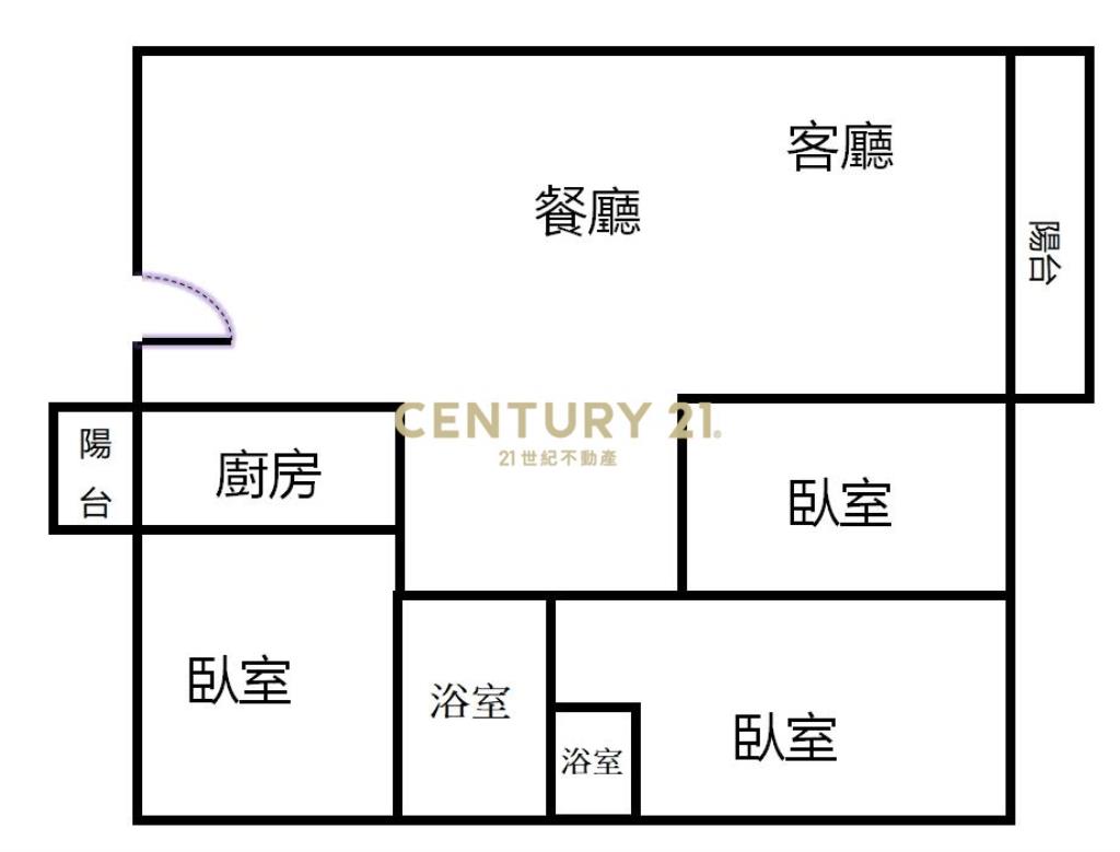 近幼獅交流道比佛利美三房