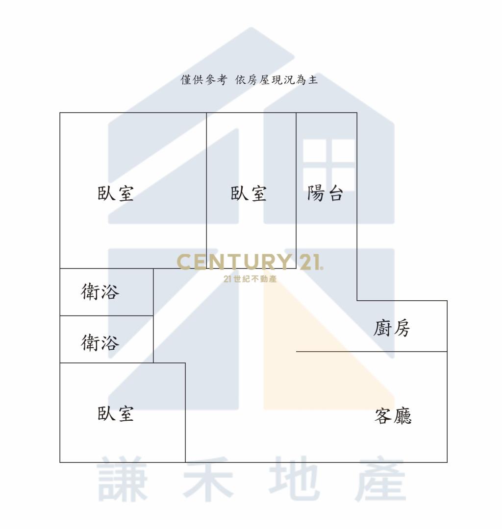 近楊梅交流道凱薩裝潢3房
