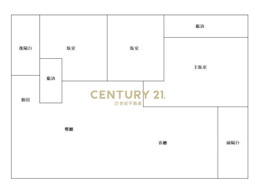 櫻花旭次頂樓景觀三房車
