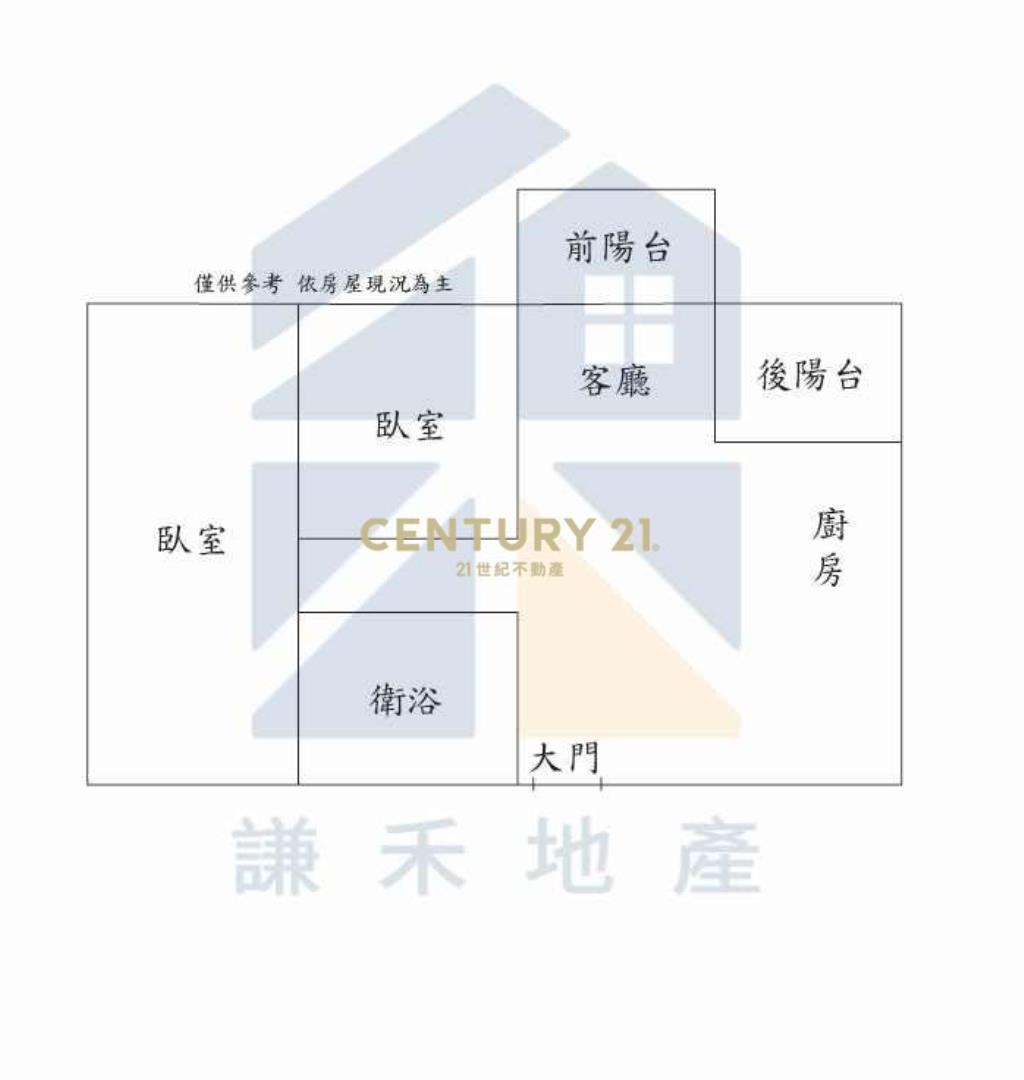 草漯重劃區★和境寓見★景觀2房車