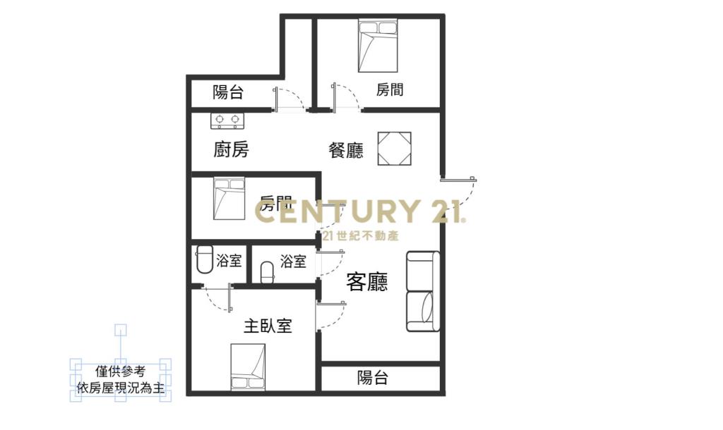 埔心近龍科 , 萬大商圈三房