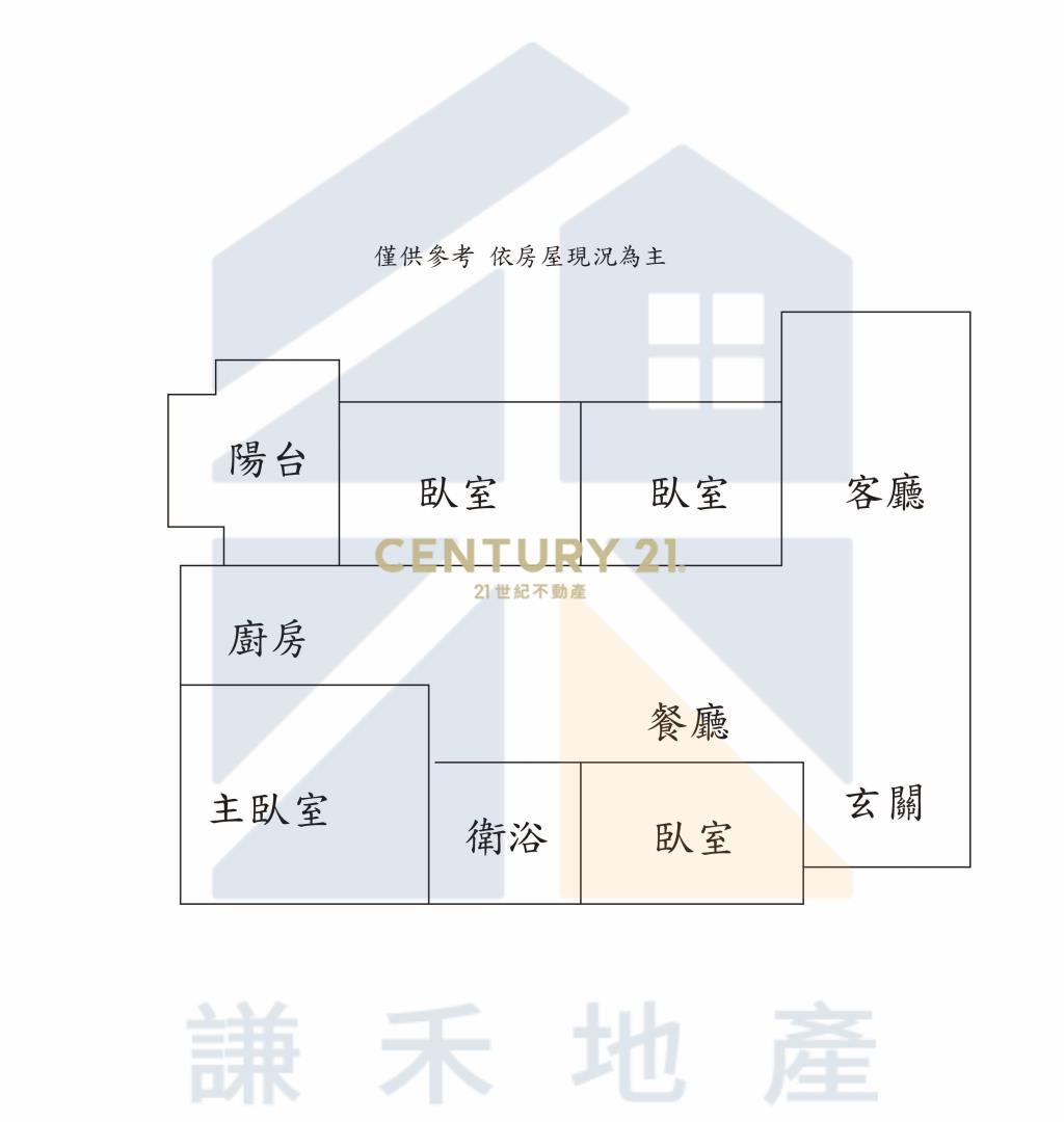 雅典社區美裝潢三房