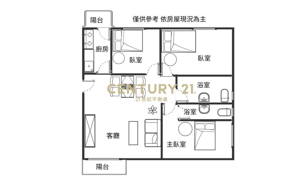 龍岡龍大地精美三房