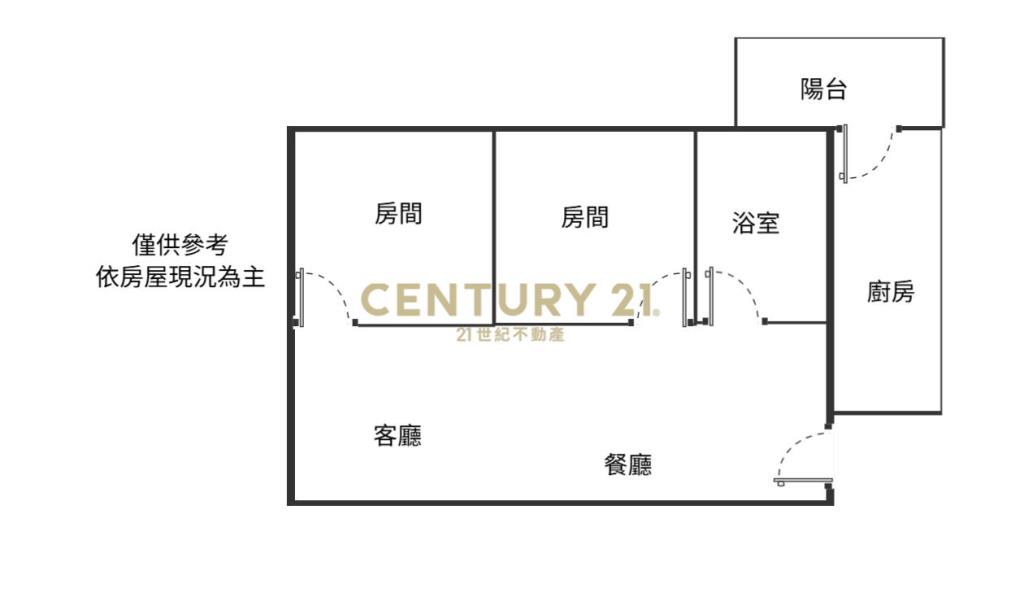 朗朗漂亮2房車