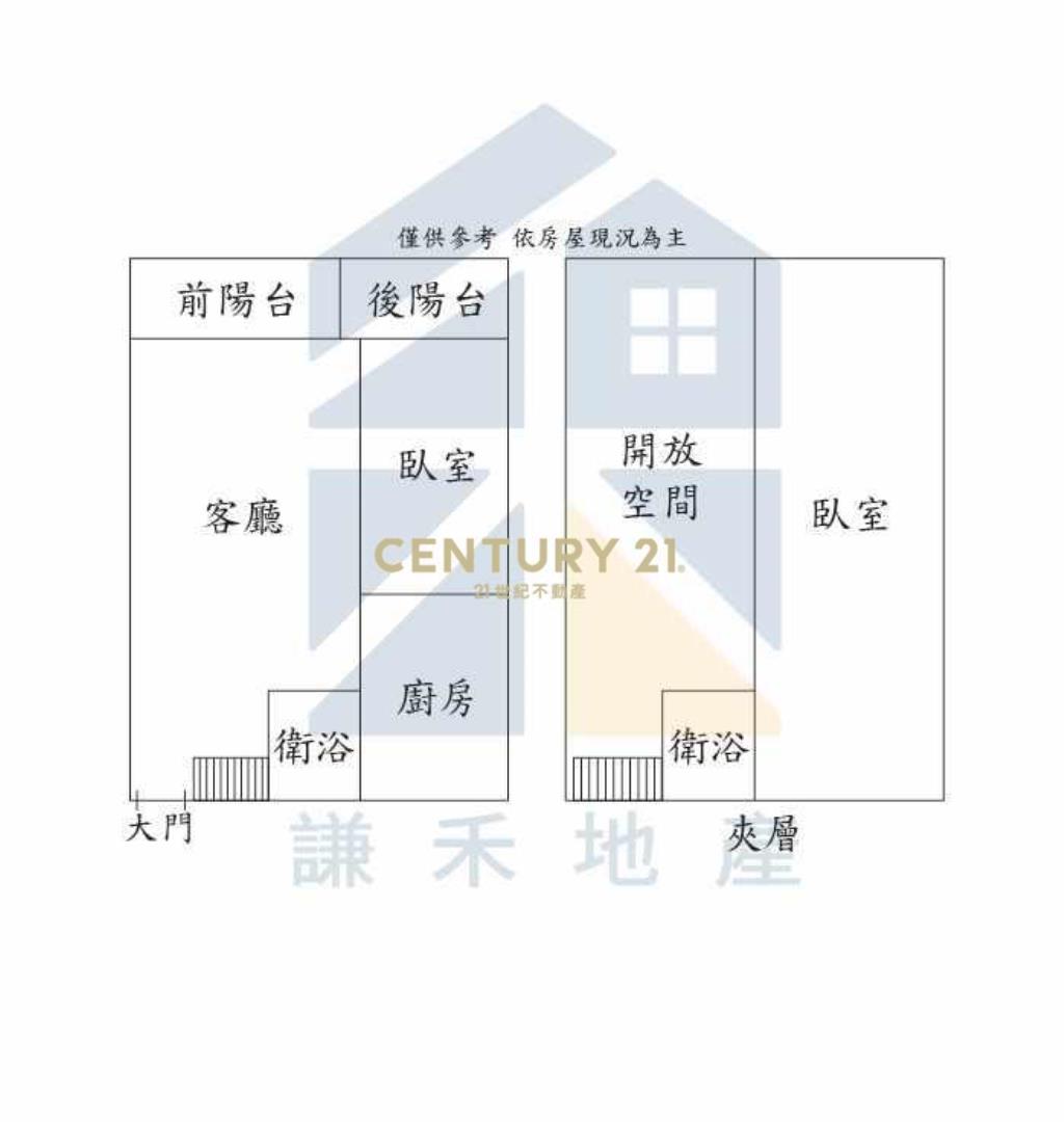 新屋市區漂亮2+1房含車位