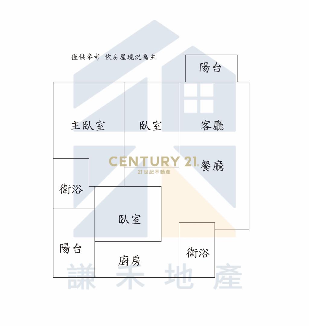 月沐青次頂樓三房車
