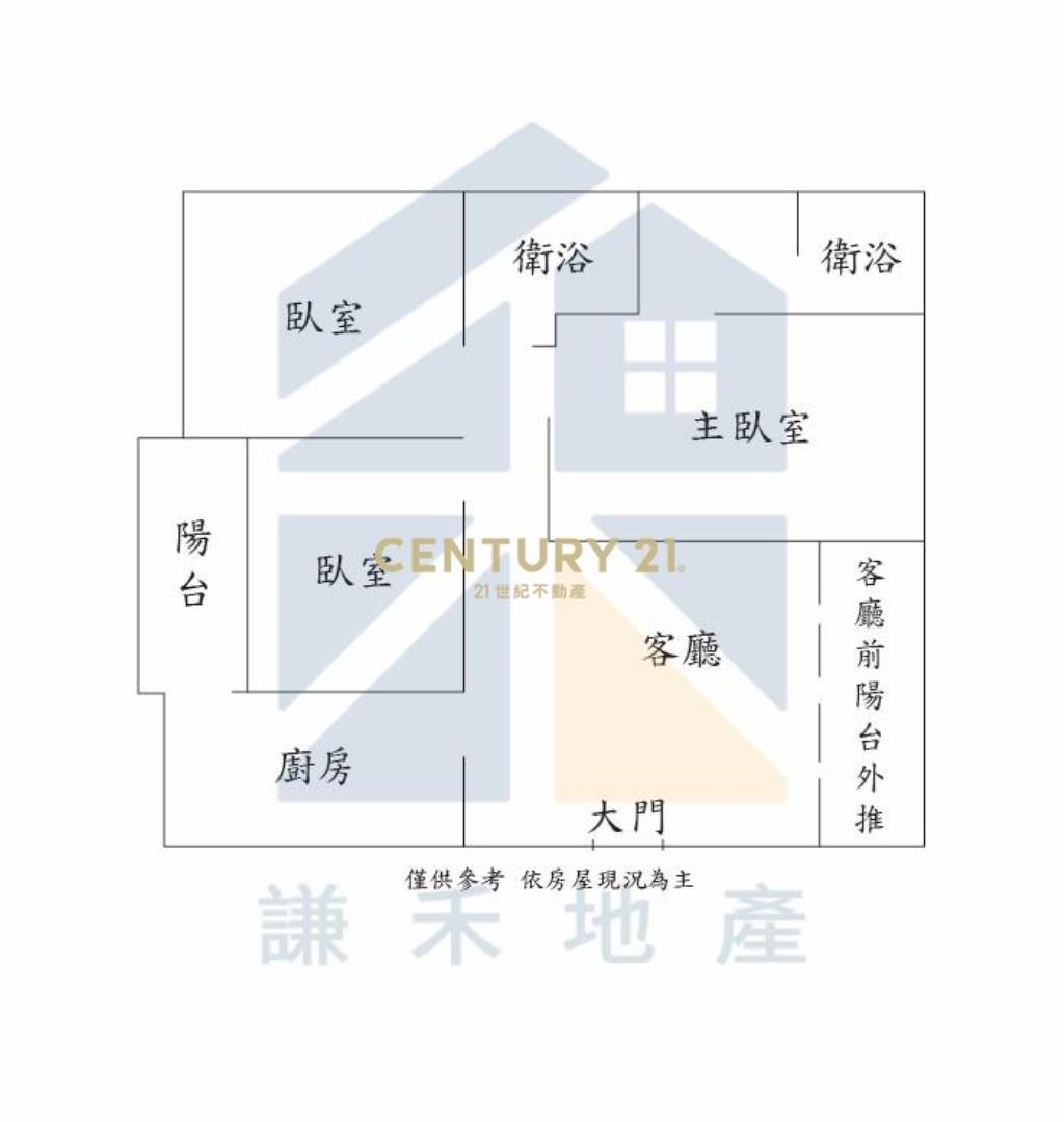 埔心後火車站💙台北誠家💙一樓開闊3房