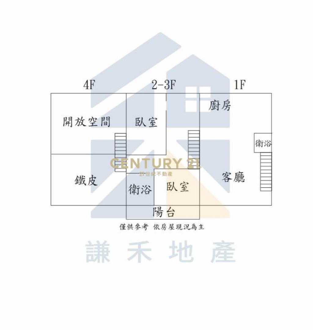 近上大國小雙車位透天