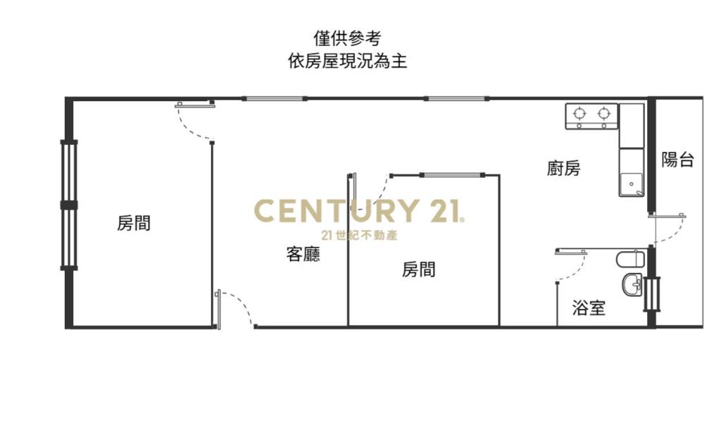 萬福街邊間整新陽光公寓