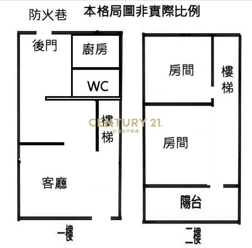 華勛市場六米活巷低總價透天