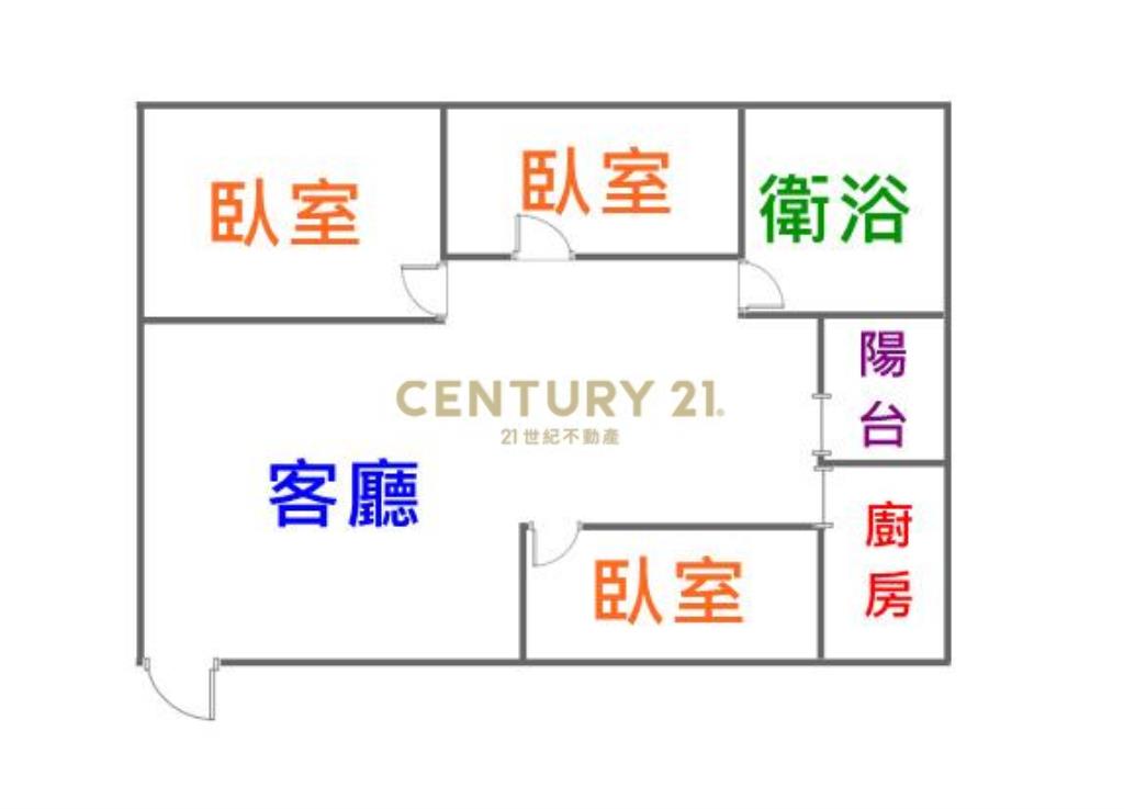 頭份市中心美3房