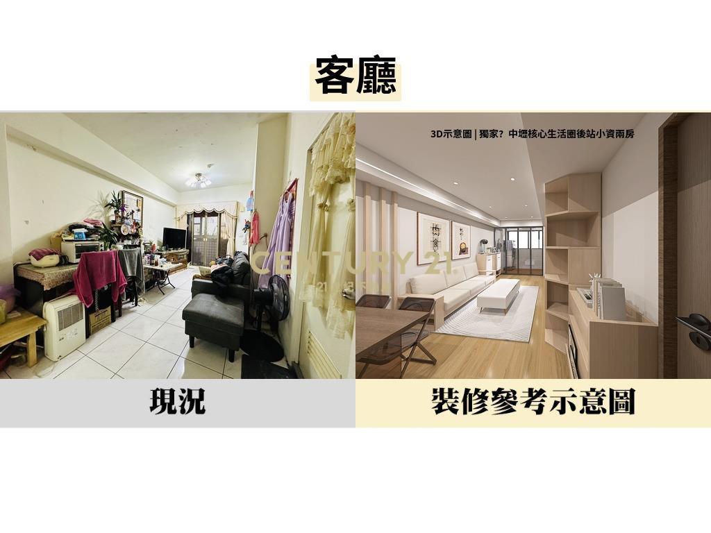 獨家中壢核心生活圈後站小資兩房