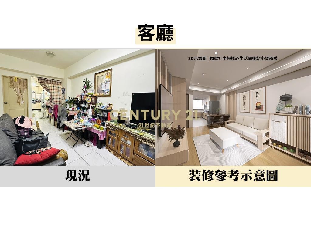 獨家中壢核心生活圈後站小資兩房
