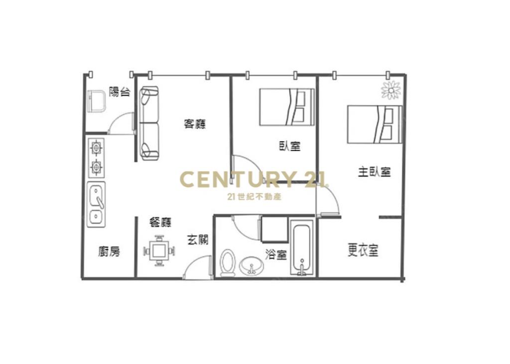 A18景觀精美2房+車位