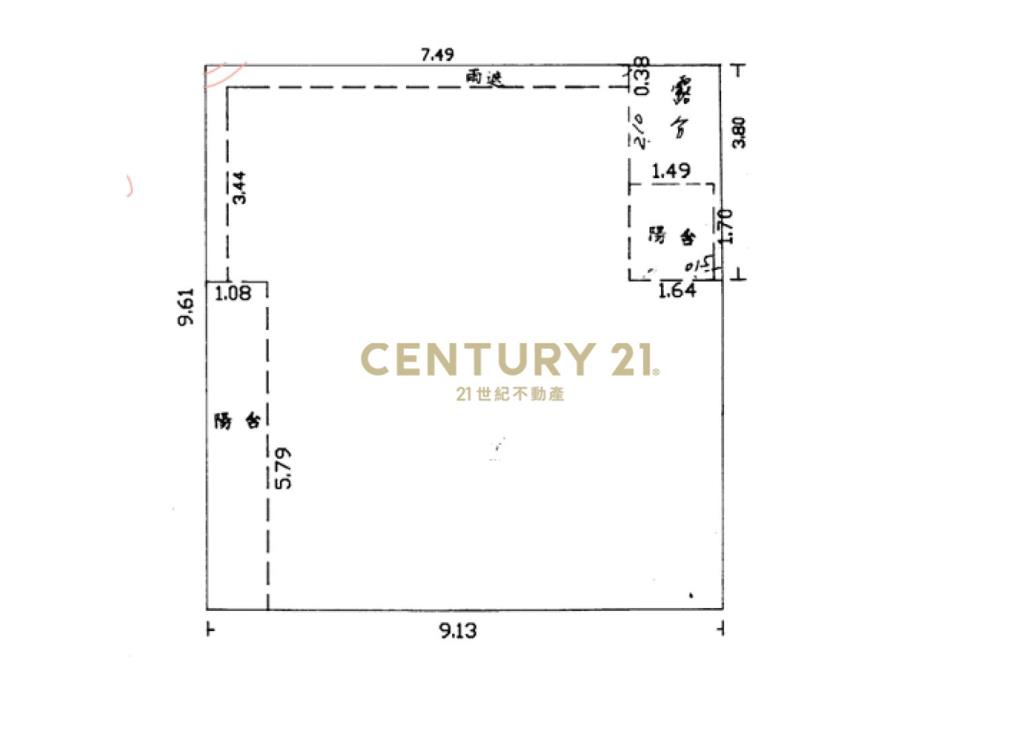 小天母梯田公園邊間全新百萬裝潢3房車