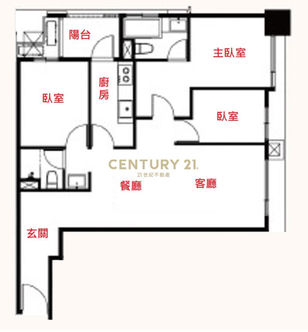 小檜溪重劃區亞昕一見邊間景觀3房車