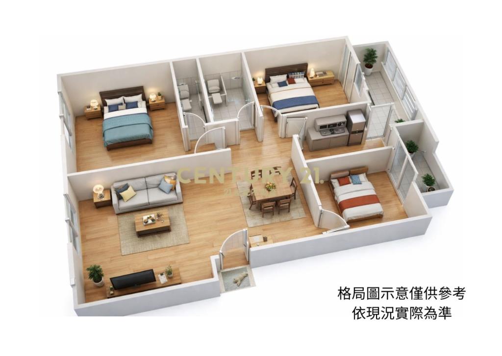 南崁學區美裝潢3房車｜敦煌大地