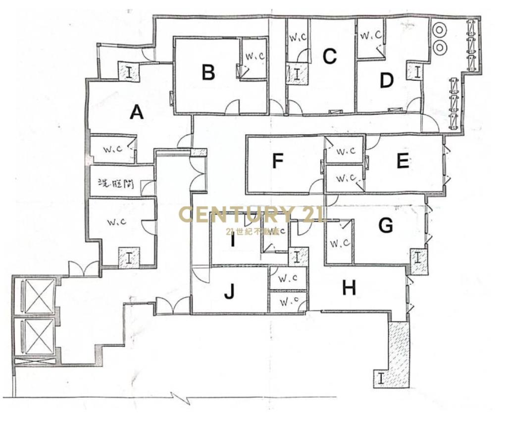 桃園中正路雙捷運收租10套房雙併商辦