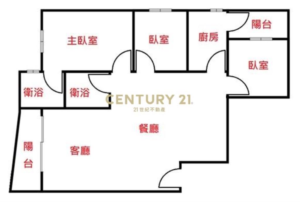 冠倫漂亮樓層邊間收租4改3房