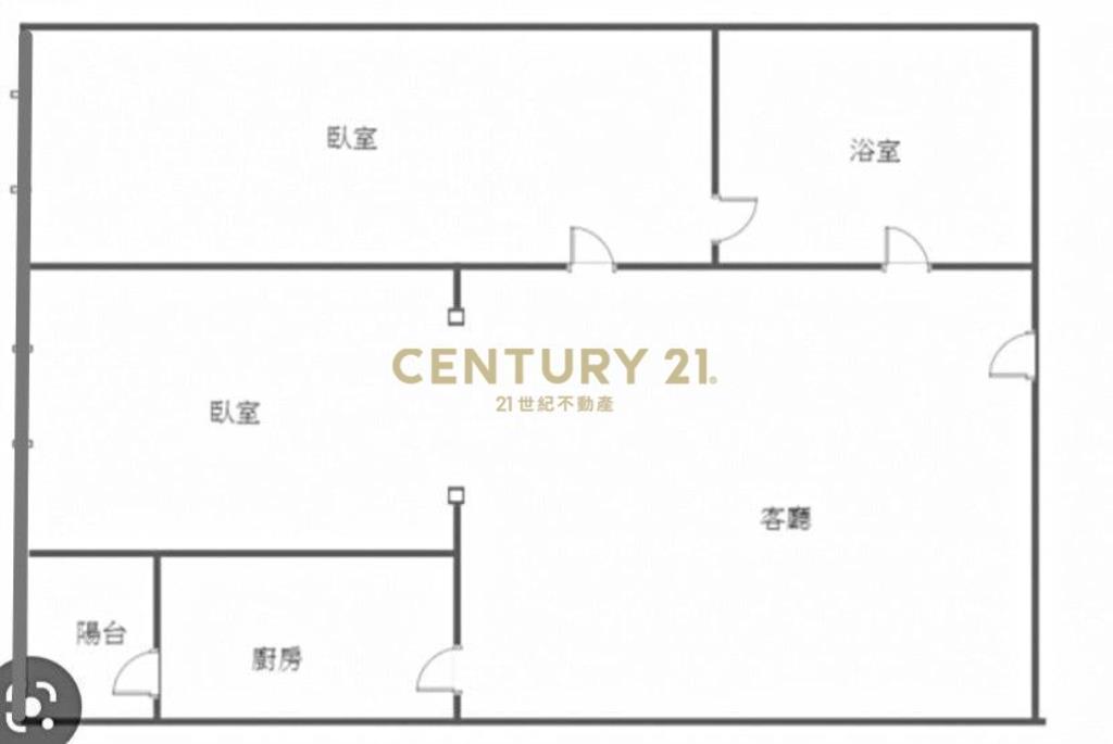 路易崴登方正陽光學區2房車