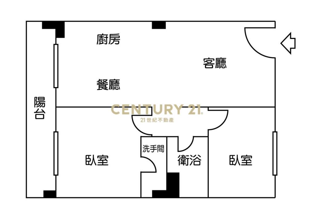 (4682)潤泰曉山青~稀有優美2房