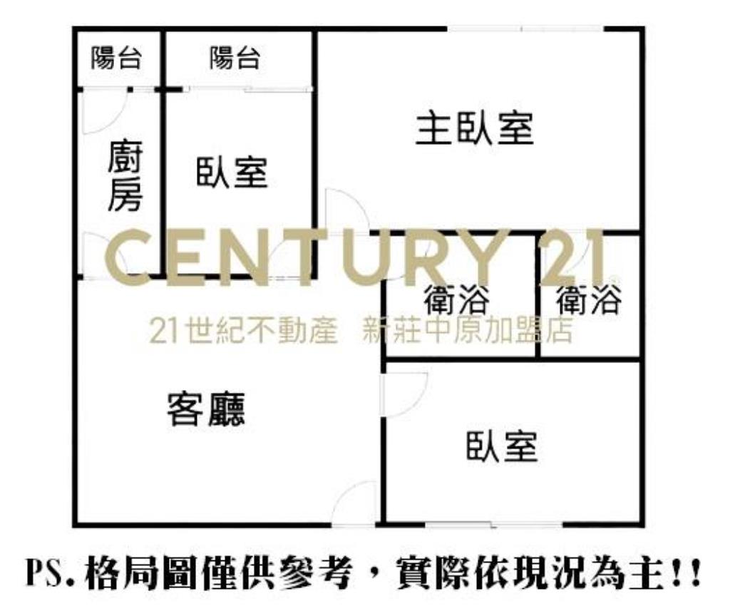 摩登新貴時尚三房車-D138